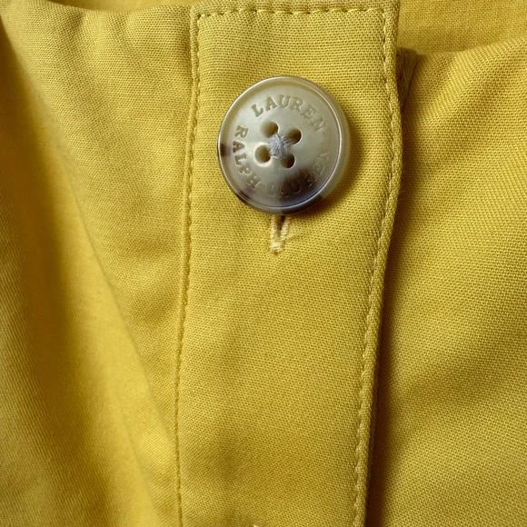 Ralph Lauren Yellow cotton Button-Down Dress - Picture 4 of 5
